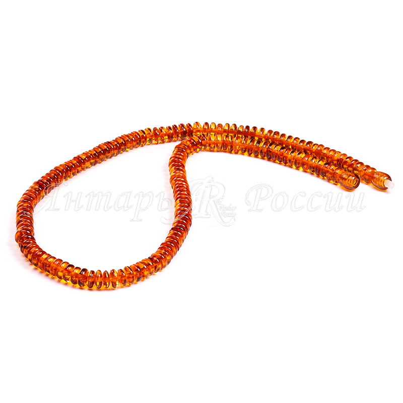 Бусы янтарь